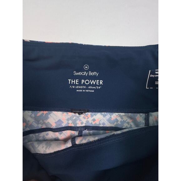 Sweaty Betty Power 7/8 Length Leggings Pixel Camo Print Size M - Picture 5 of 12